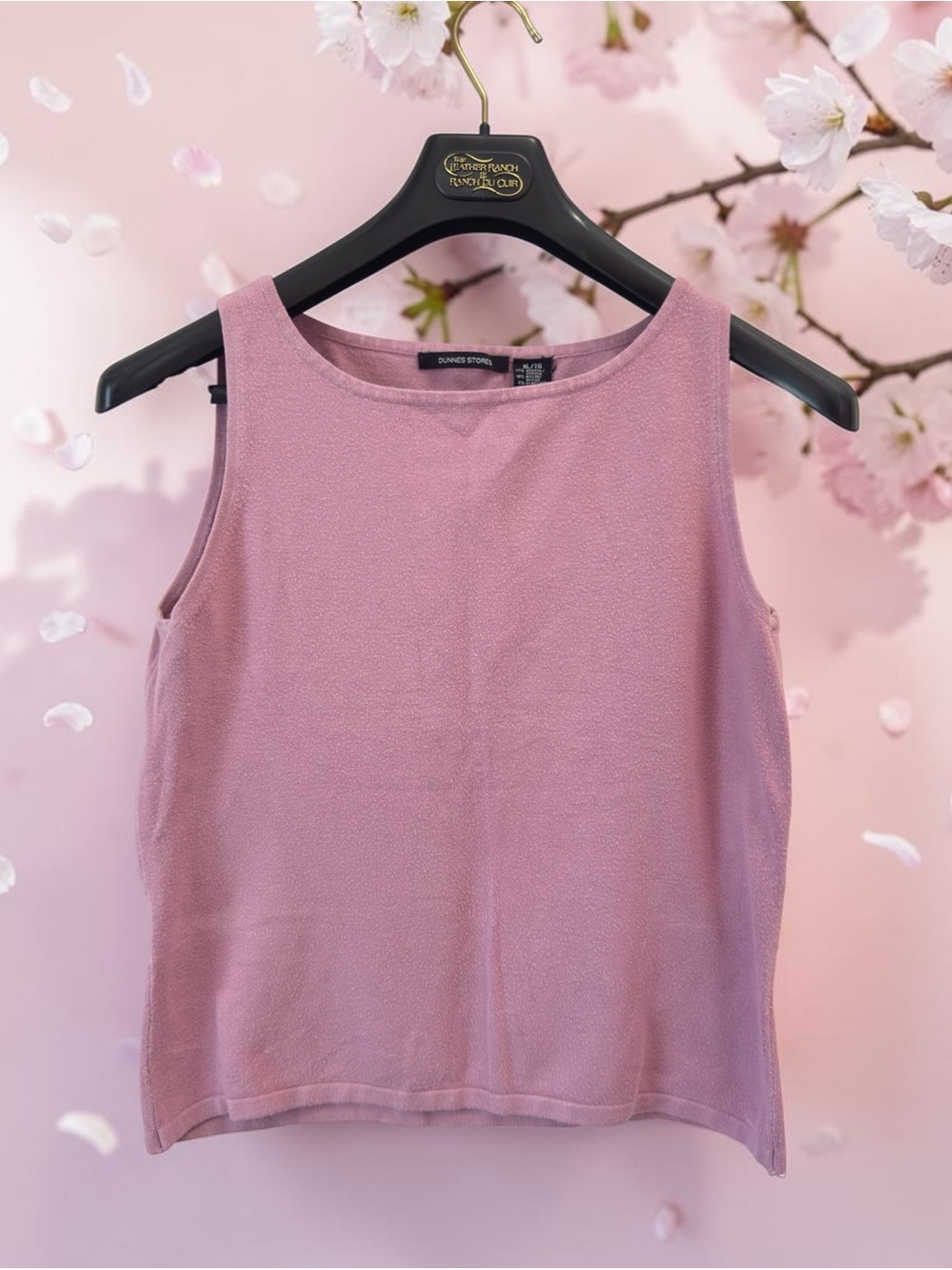 Dunnes Stores Dusty Pink Sleeveless Knit Tank Top